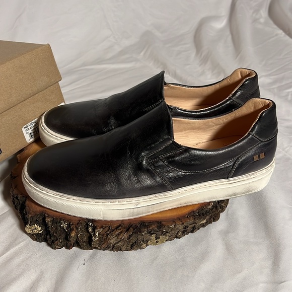 BED|STU HERMIONE Slip On Leather Shoes, Black Rustic, Women's size 10 with Box - Picture 5 of 16